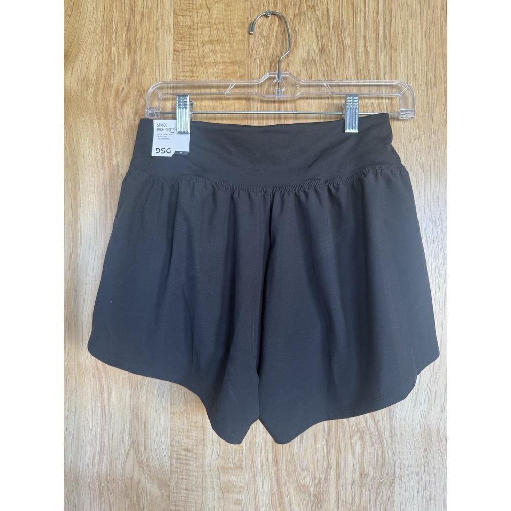 NWT DSG Women's Size Medium 3" High Rise Stride Black Shorts - Picture 3 of 3